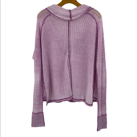 💕SALE💕 Free People We the Free Pink Wildcat Thermal Top - Picture 5 of 8